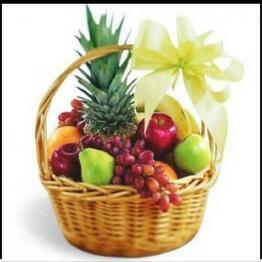 Подарочная корзина №23 с тропическими фруктами