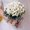 Букеты свадебных хризантем