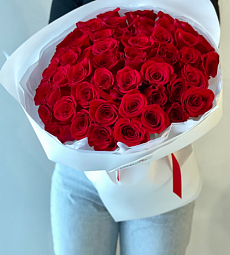 51 красная роза (60 см)