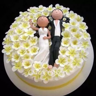 Свадебный торт "Счастье быть с тобой" 1